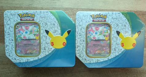Pokemon 30th anniversary Celebrations Sylveon tin sealed product buy / trade