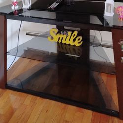 Tv Stand 3 Tier Glass Ware