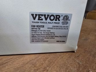 Vevor space heater
