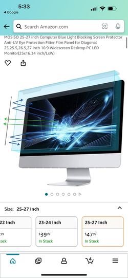 Monitor Screen Protector 