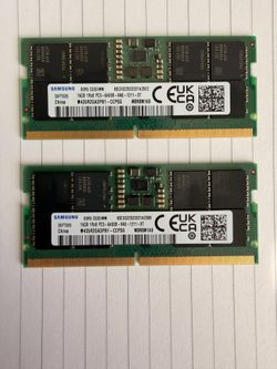 Samsung 32GB Kit 2x16GB DDR5-6400 SODIMM