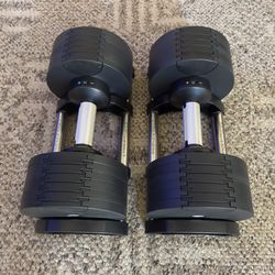 Adjustable Dumbbell Pair 50Ib 