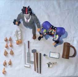 Animated Action Figures Set with Accessories
