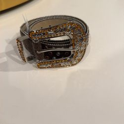 Rhinestones Bill Belt