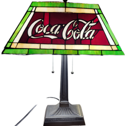 Rare Vintage Coca Cola Tiffany Lamp