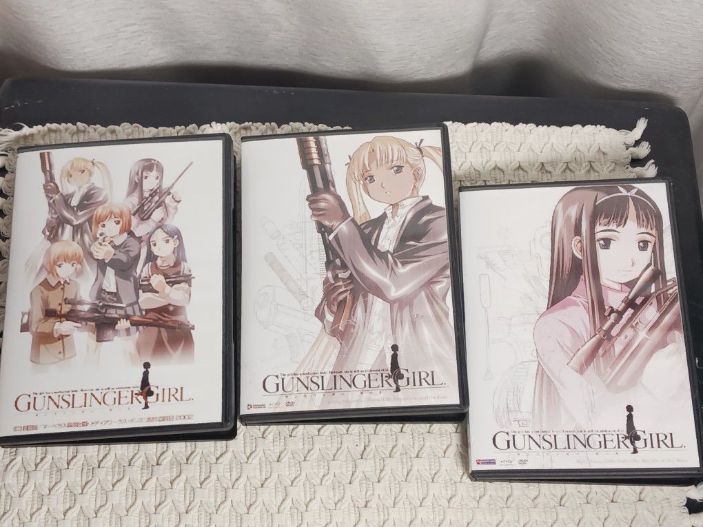 Gunslinger Girl (DVD, 2005) Manga English version of Japanese Manga Set VOL 1-13