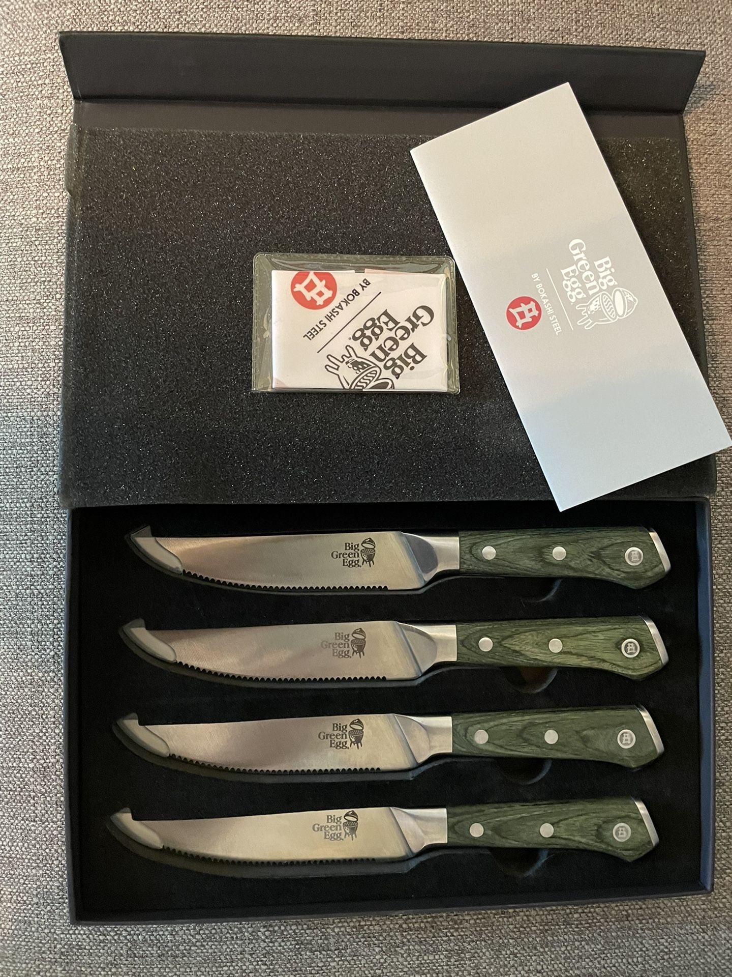 Limited Edition Big Green Egg Knife Set By Bokashi for Sale in Belle Isle, FL OfferUp