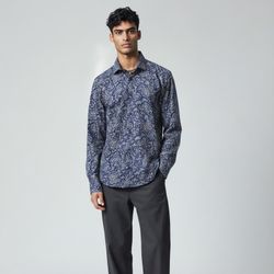 Men’s Slim Fit Long Sleeve Dress Shirt – Italian Cotton Modern Business Casual