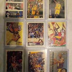 Kobe Bryant cards some rookies