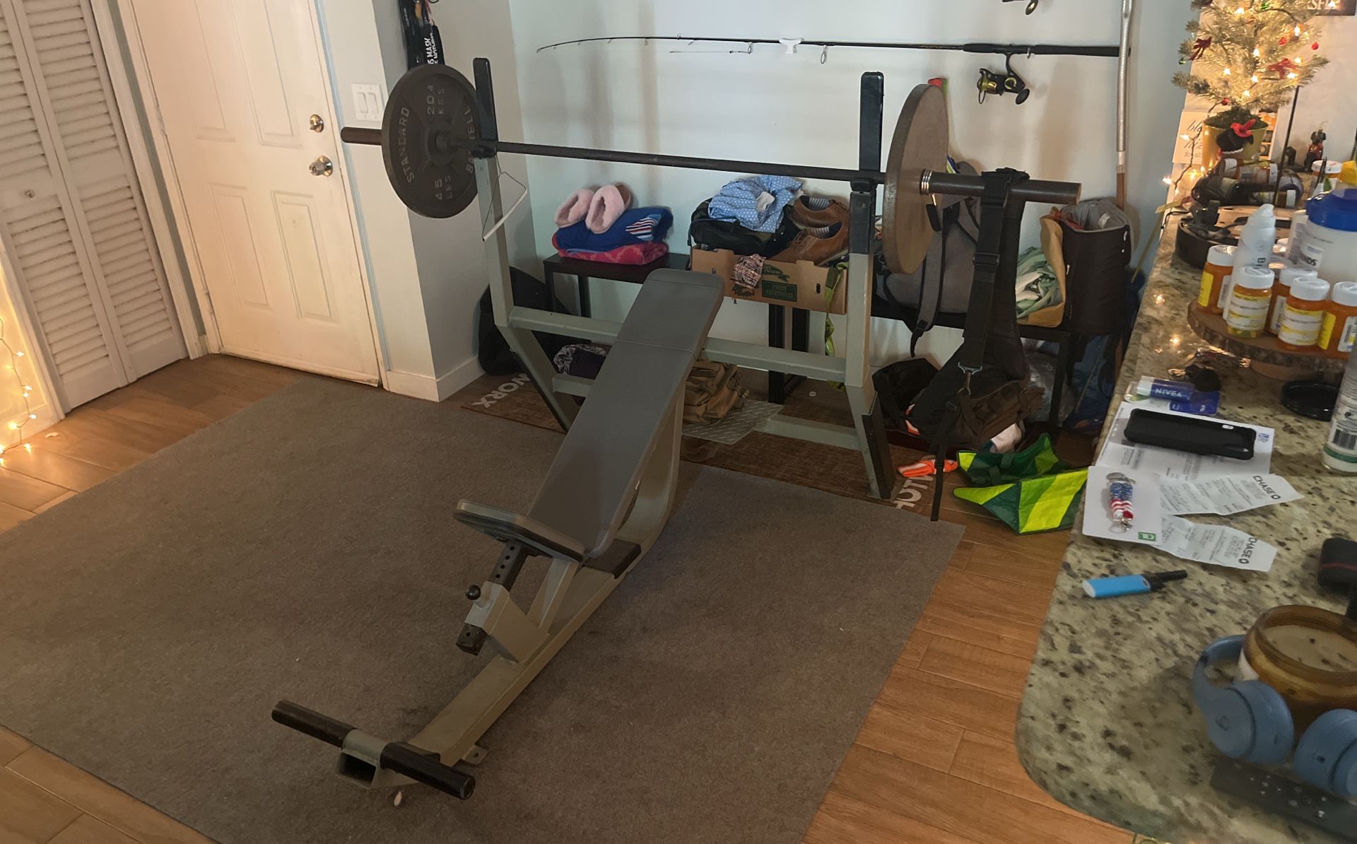 Incline Bench - Weights/bar Sold Separately