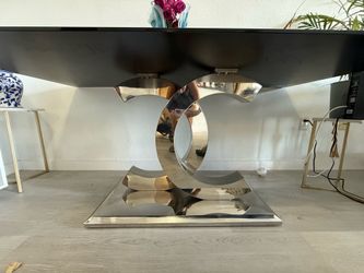 Glass Dining table.