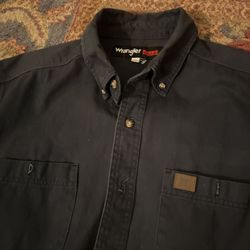 Wrangler Workwear Heavy Duty Sz Large 