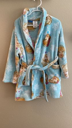 6T girl Bath Robe Disney Frozen- Elsa and Anna