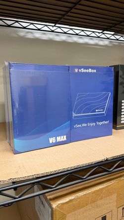 vSeeBox V6 Max Compact Smart TV Streaming Device 4K WiFi Lake Elsinore | Bulk Pricing Available | Home Theater Ready | New | V6Max