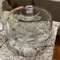 Glass Cake And Dessert Holder