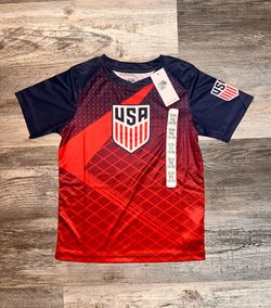Team USA Red and Navy Youth Soccer Jersey