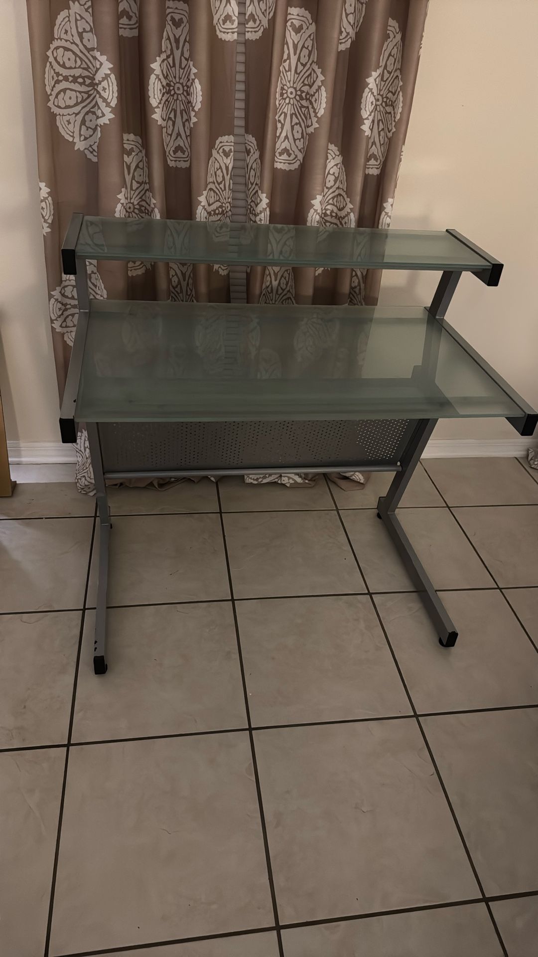 Glass Computer Table