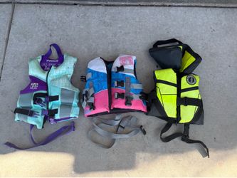 Personal Flotation Devices (aka life jackets) - Infant and child