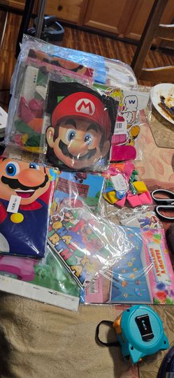 Super mario brothers party decor