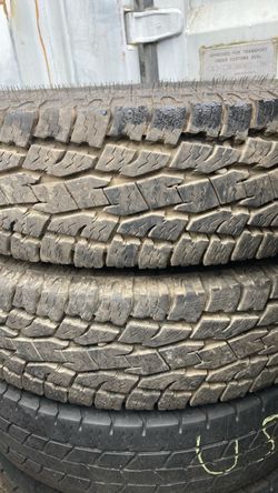 Pair of LT 215 85 16 Toyo Tires