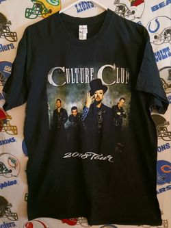 2016 Boy George Culture Club New Wave Soft Rock Concert Tour Graphic Tee Shirt