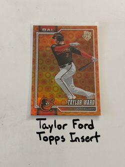 Taylor Ward Baltimore Orioles Outfielder Topps Short Print Insert Card.