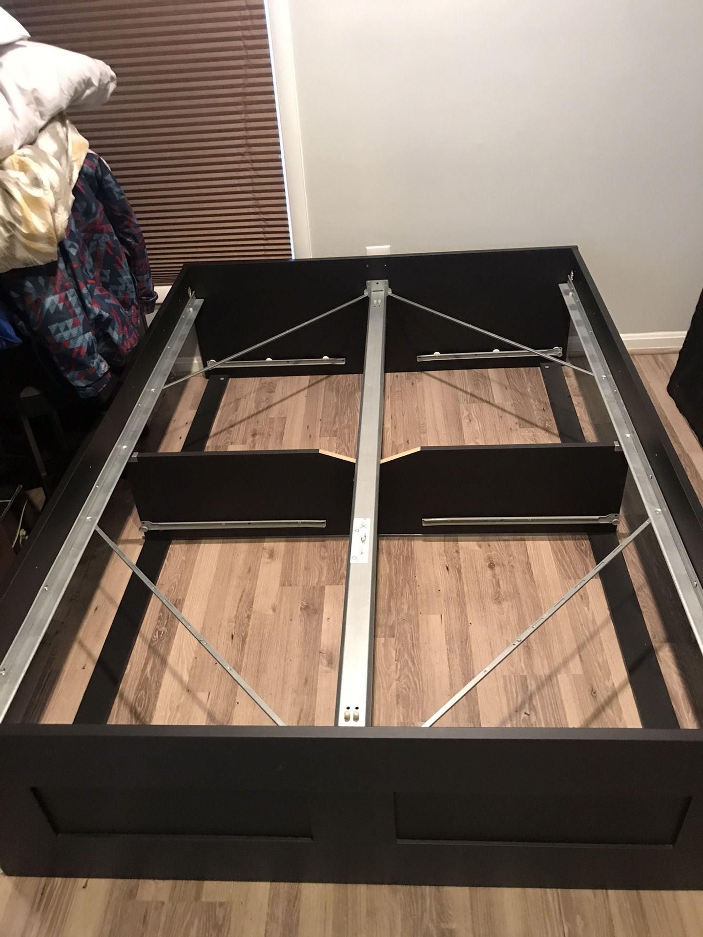 Full size Brimes storage bed frame