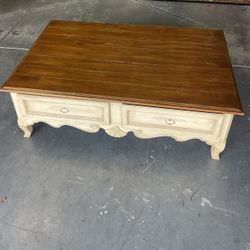 Coffee Table , Vintage Ethan Allen, Solid Wood 