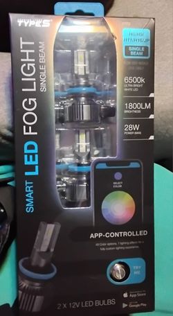 Smart Led Fog Lights Controlled By App