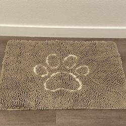 Quick Dry Dog Welcome May with Dog Paw