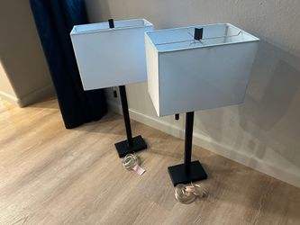 2 Accent  Table Lamps 