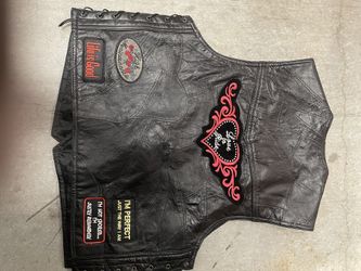 Motorcycle Leather Vest