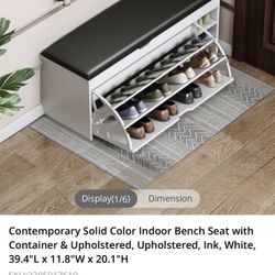 Extended Shoe Organizer With Storage And Side Boards