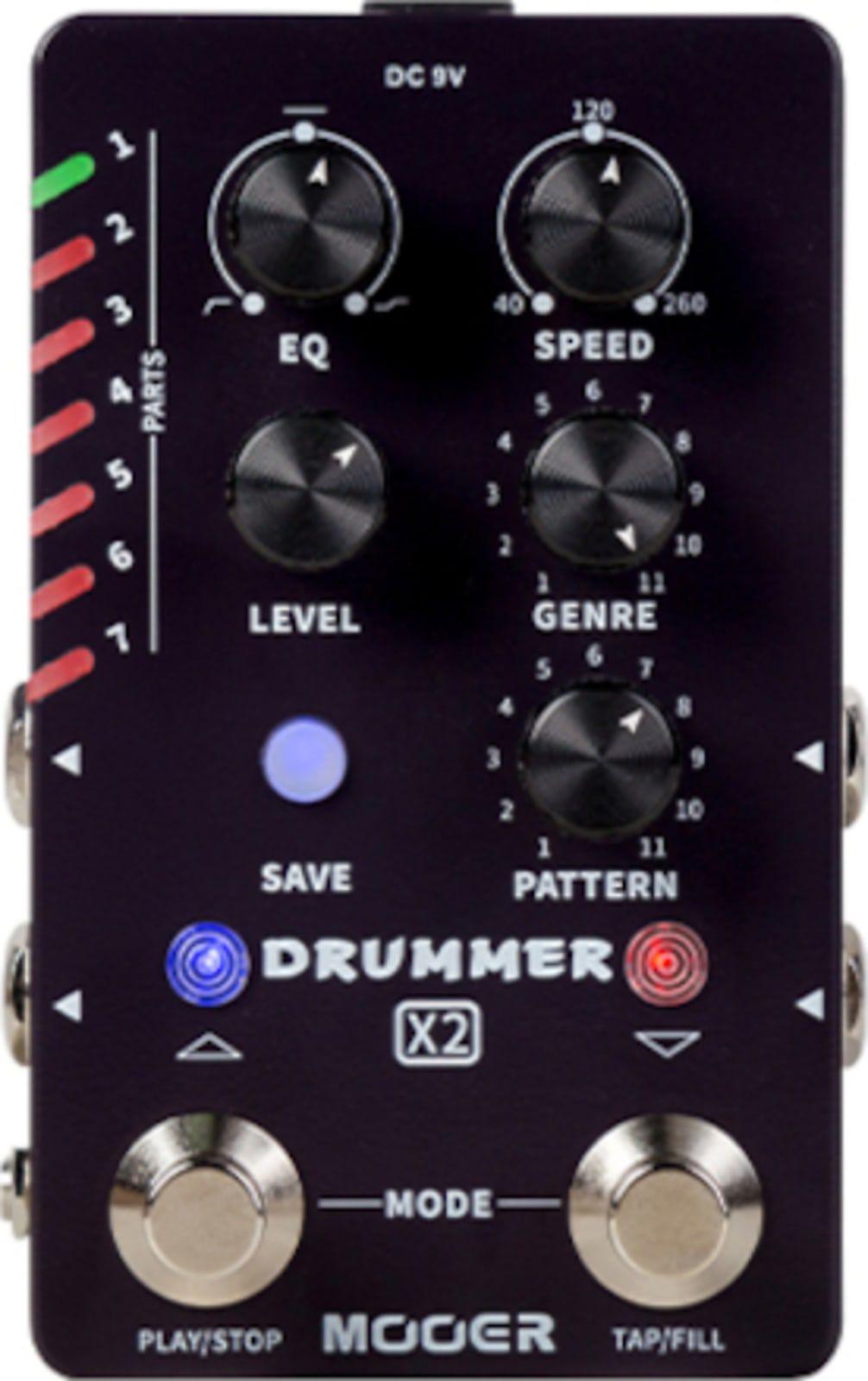 Mooer Drummer X2 2022 - Present - Black