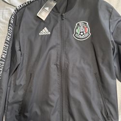 2019 Adidas Black México Soccer Track Jacket