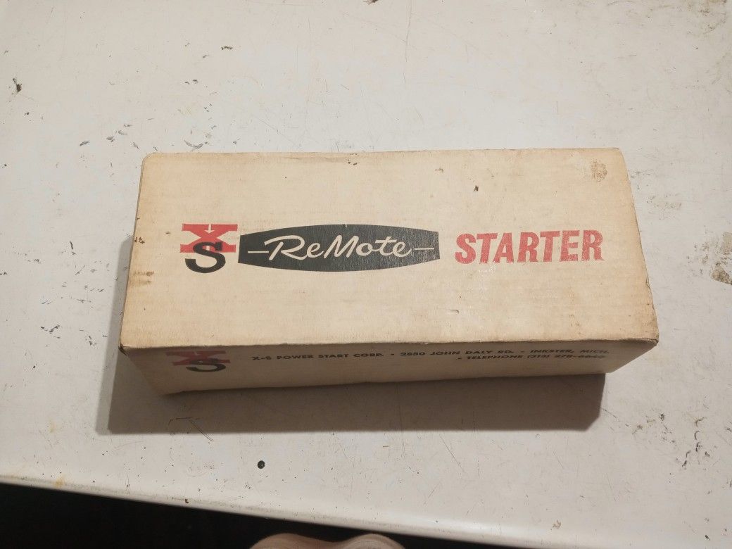 1960s Automotive Remote Control System 