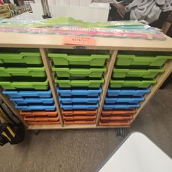 27 Lakeshore learning Tray Mobile Storage Center