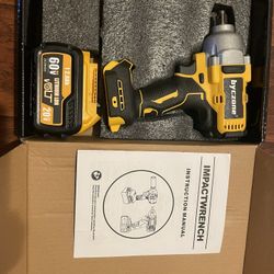 Heavy duty Wireless Impact Wrench for Dewalt 20V Battery, Featuring 1/2 Inch Drive and 590 ft-lbs of High Torque Output