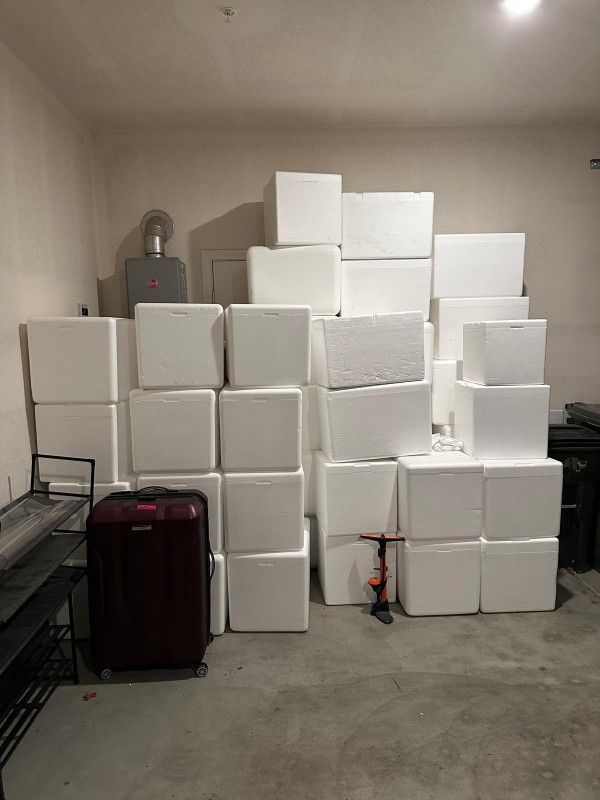 Styrofoam Coolers