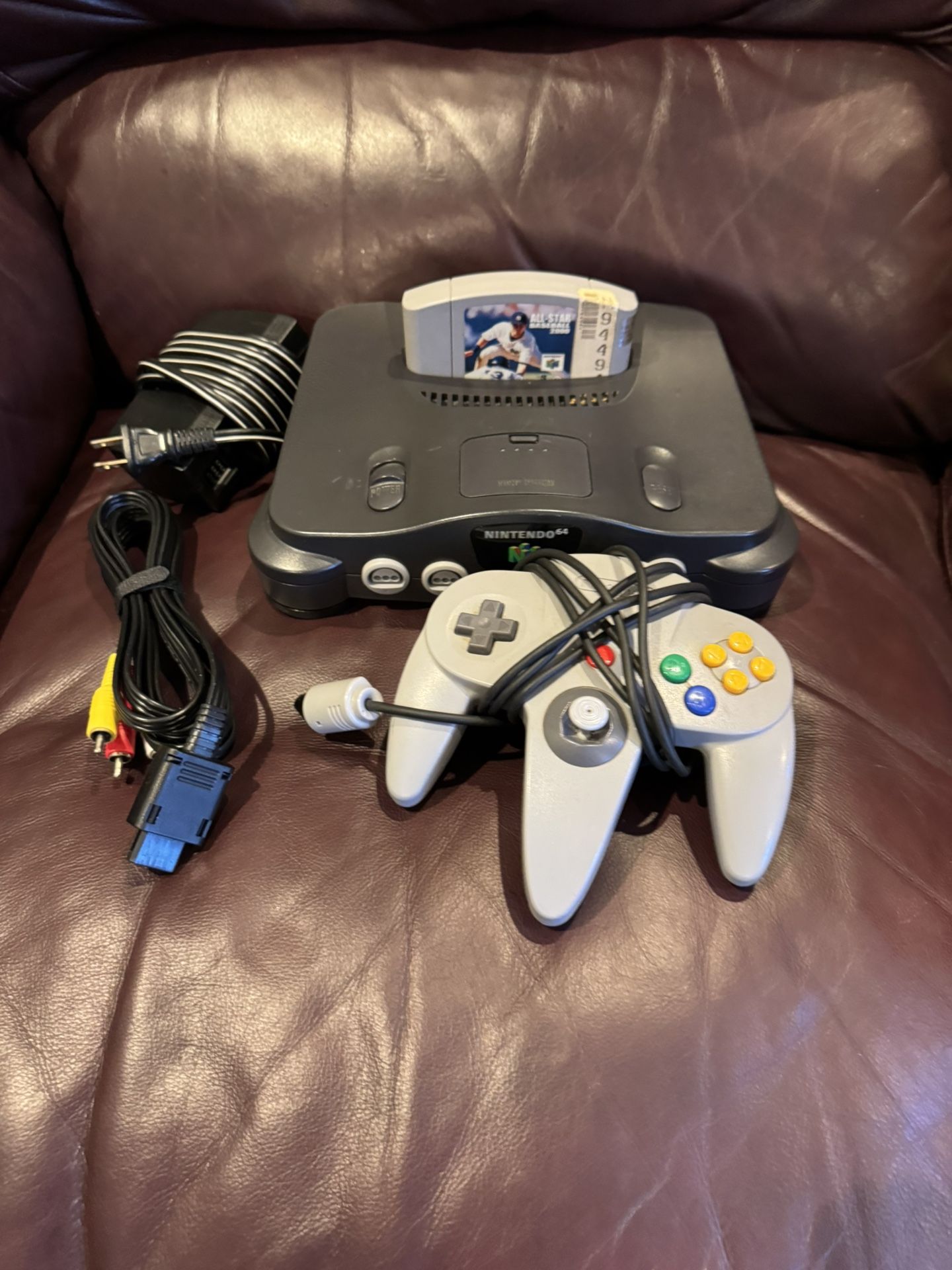 Nintendo 64 With 1 Game And 1 Controller 