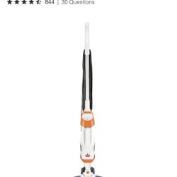 BISSELL PowerFresh Lift Off Pet Steam Mop 1544A 13" Cleaning Path Brite White/Samba Orange: Floor Steamer Mop, Electric, 2 Speeds