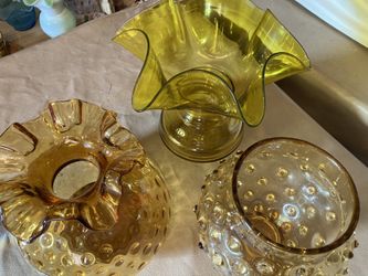 Vintage Blown Glass Vase Collection 