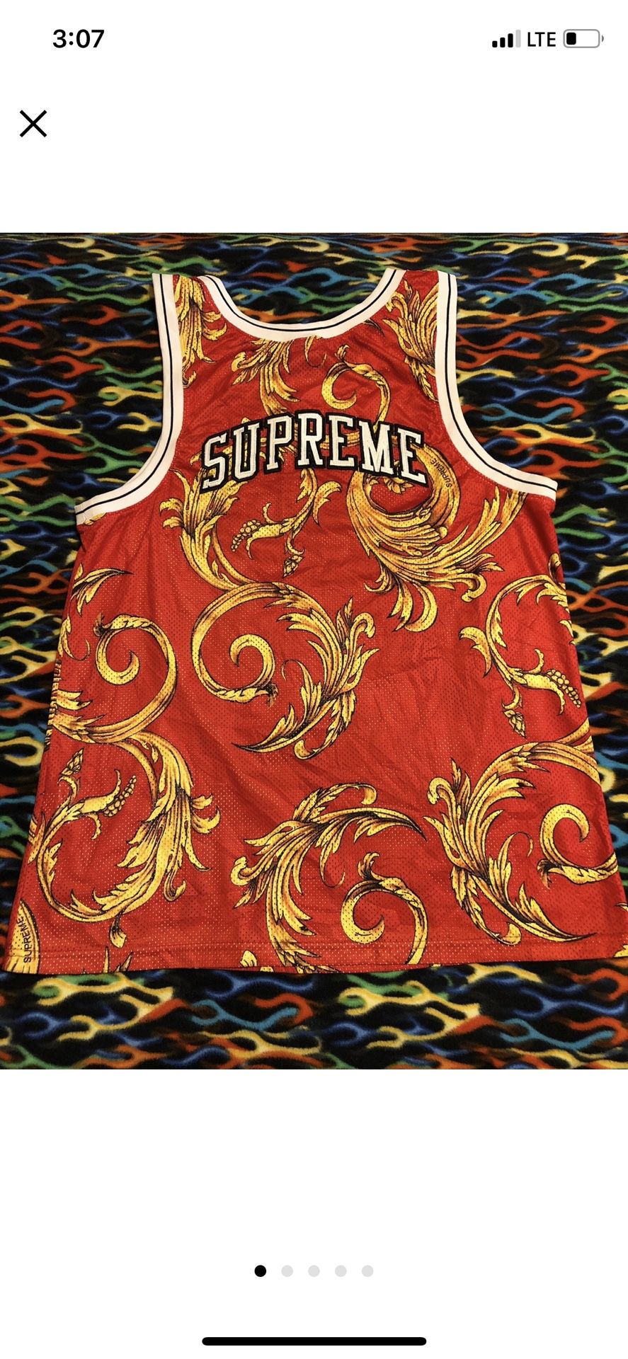 Supreme Nike Versace print jersey XL
