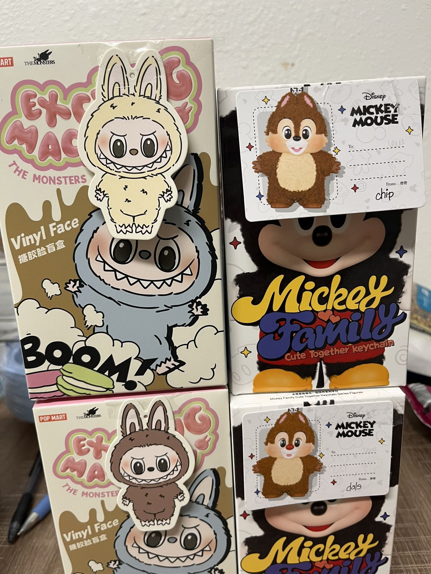 Labubu/mickey Family