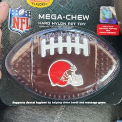 Amazing Bacon Flavored Cleveland Browns, Dog Chew Toy