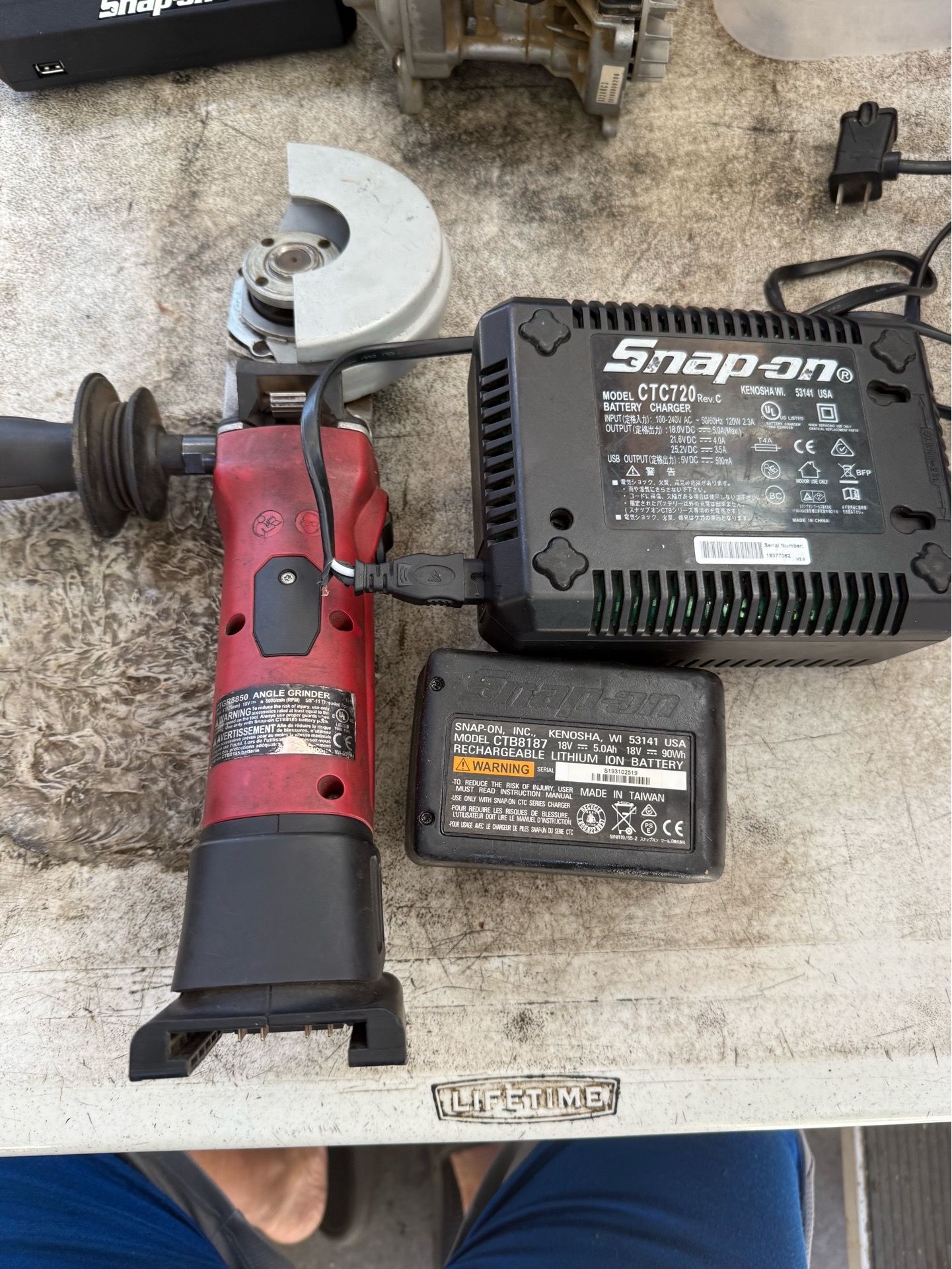 Snap On Cordless 18v Cut Off Wheel