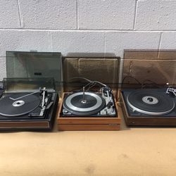 Vintage Record Players, Stereo receivers, and Tape Deck