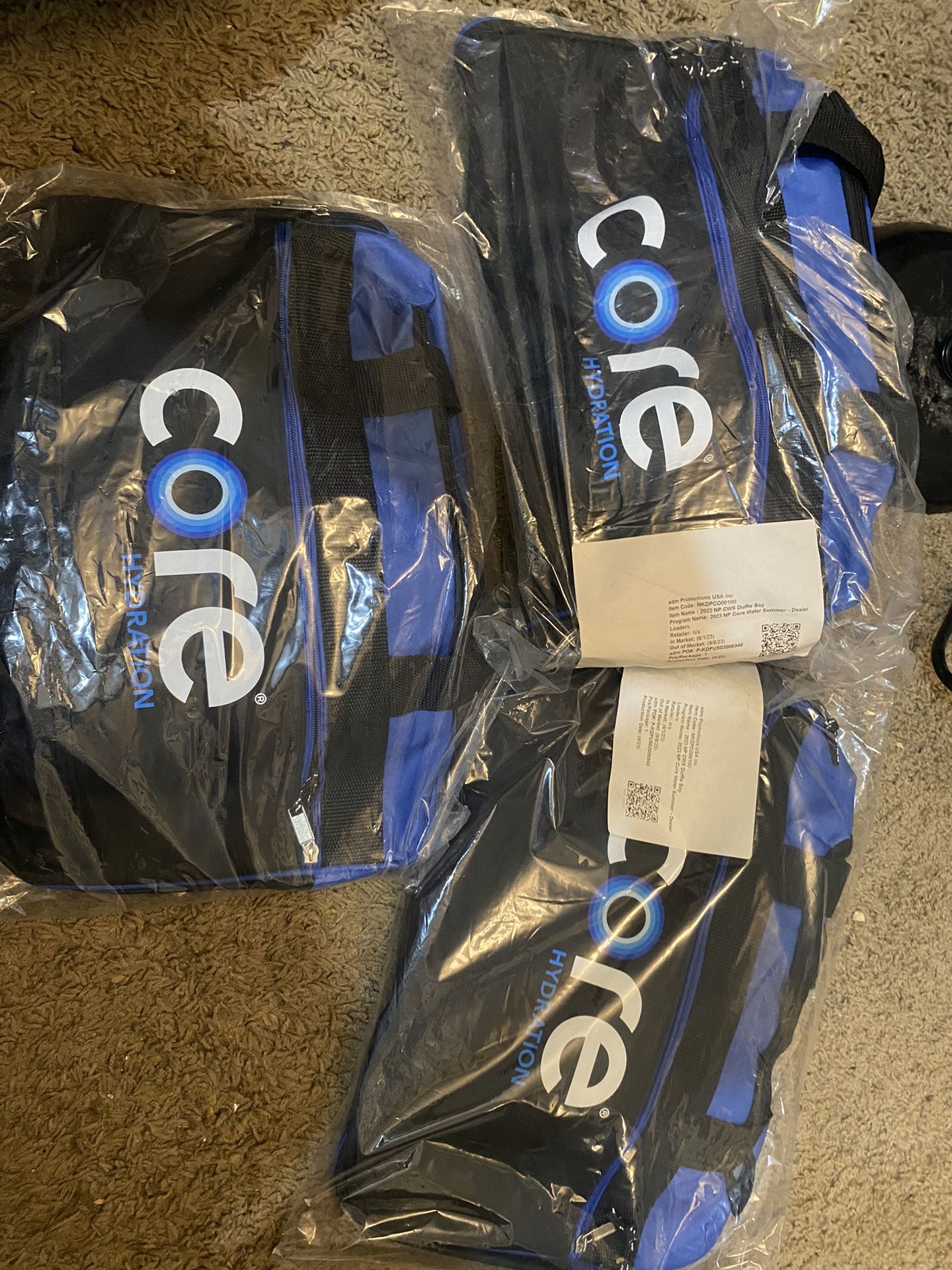 Core Hydration Duffle Bags 