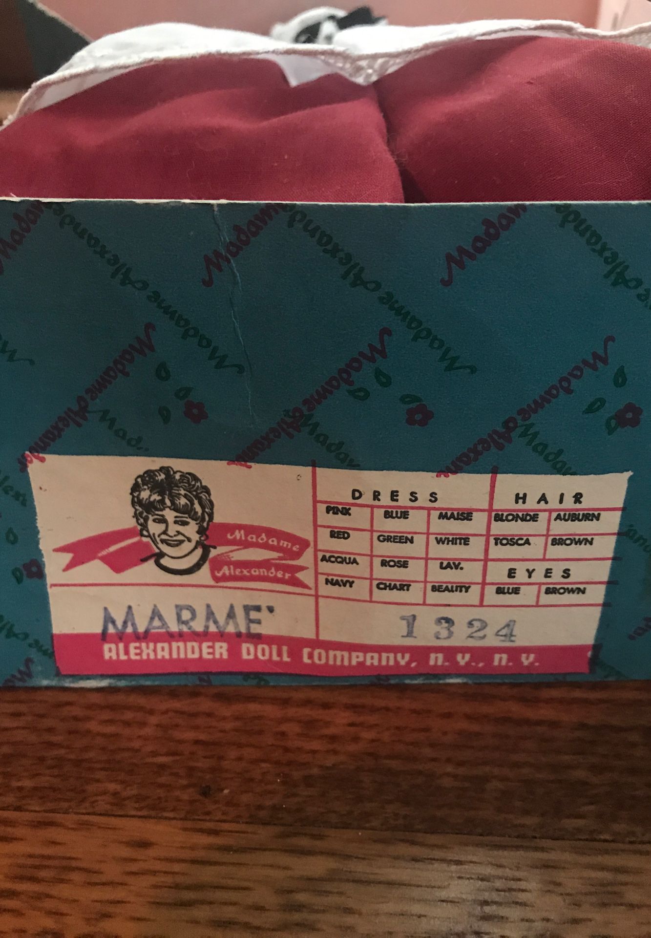 Madame Alexander Marme Doll