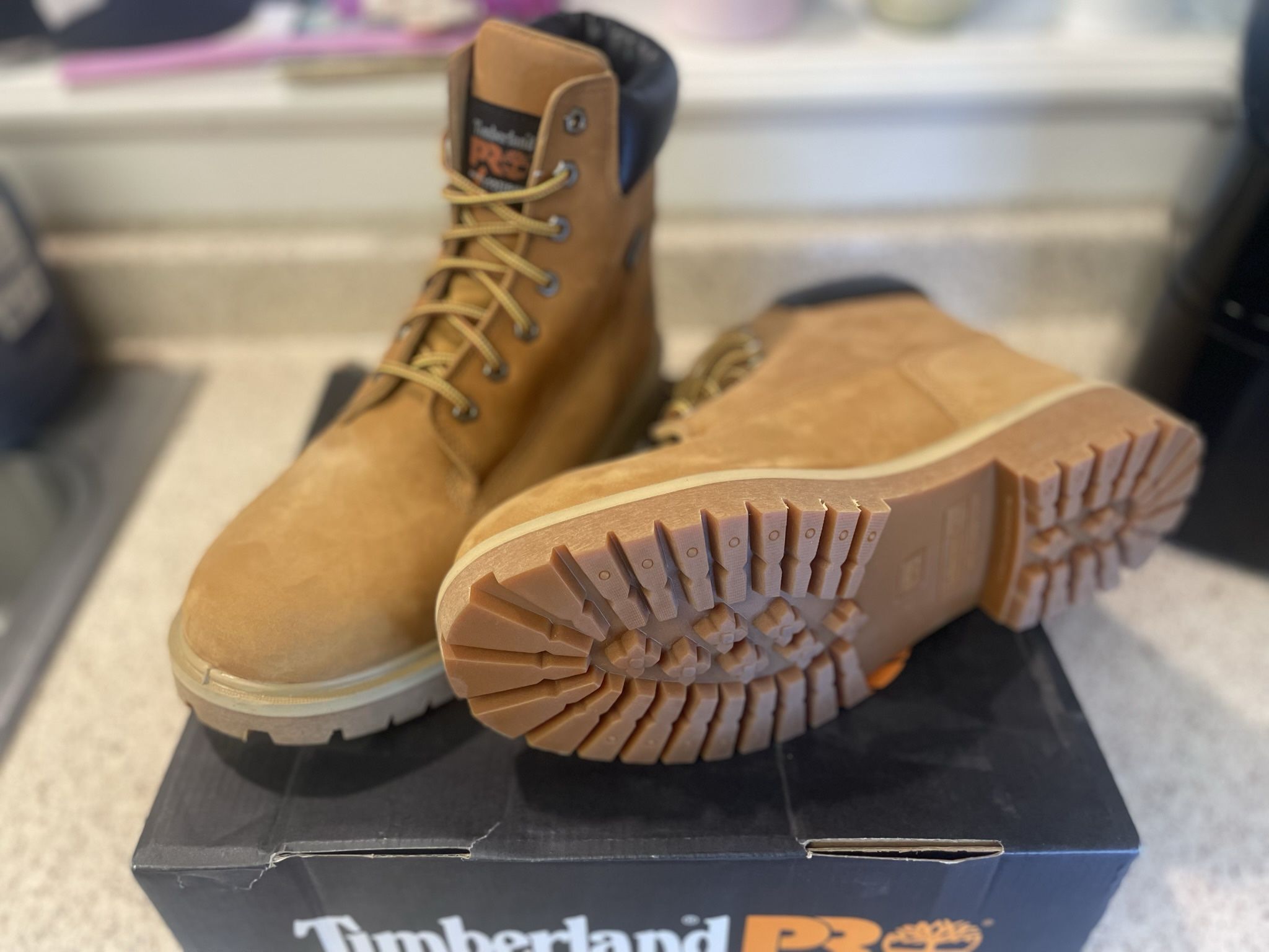 Size Men's Work Boots Rugged and Long Lasting Timberland